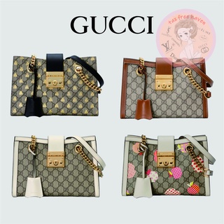 Shopee ถูกที่สุด 🔥ของแท้ 100% 🎁 Brand New Gucci Padlock Small GG Shoulder Bag