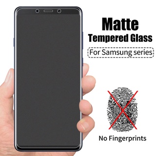 ภาพหน้าปกสินค้า9H Samsung Galaxy A8 A6 Plus A7 A9 2018 J4 J6 J8 Plus 2018 J7 Max Prime A11 A21 A31 A51 A71 M31 Note 10 Lite Anti-fingerprint Matte Frosted Tempered Glass Screen Protector ที่เกี่ยวข้อง