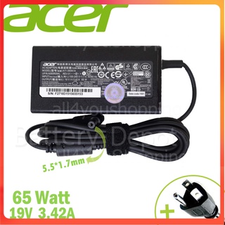 Adapter Acer  ของแท้ Aspire E5-574G E5-575 E5-575G E5-576G E5-722G E5-773G E5-774 E5-774G 65W สายชาร์จ อแดปเตอร์
