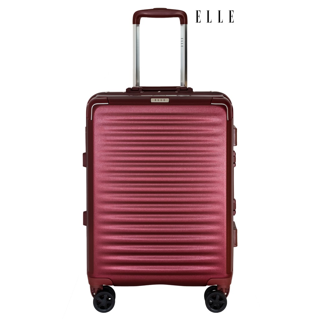 Elle luggage red new arrivals