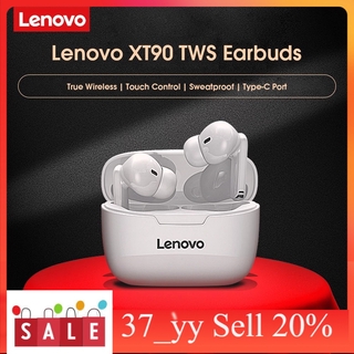 37_yy Lenovo XT90  หูฟัง TWS Wireless หูฟังบลูทูธ Bluetooth 5.0 Touch Control สมอลทอร์ค หูฟังมือถือ