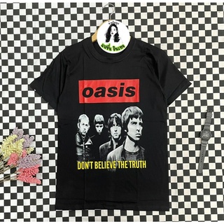 เสื้อยืดวง OASIS แฟชั่นวินเทจยุค90