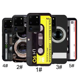 Samsung Galaxy S20 Ultra S10 Lite Note 10 Lite Plus J7 J8 S6 Edge A22 5G Vintage Tape Camera Phone Case