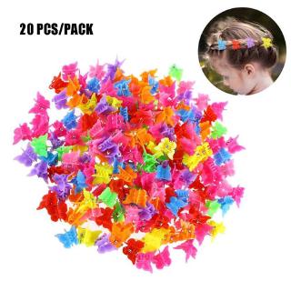 20 Pcs/ Pack Candy-Colored Children Girl Cute Mini Catch Clip/ Colorful Baby Side Barrette/ Pretty Hairpin Headwear for Women