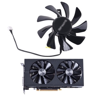 Btsg พัดลมระบายความร้อนการ์ดจอ Gpu T129215Su Rx 570 470D สําหรับ Sapphire Radeon Itx