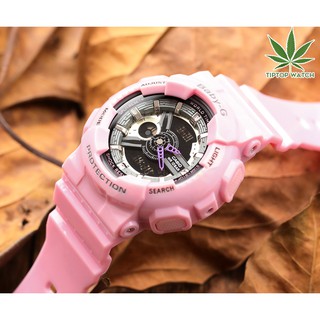 baby-g Casio ของแท้ 100%  นาฬิกาผู้หญิง รุ่น bA 110  pink