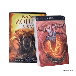 ภาพขนาดย่อของภาพหน้าปกสินค้าFol Barbieri Zodiac Oracle Tarot 26 การ์ดการ์ดสําหรับตุ๊กตาบาร์บี้ จากร้าน followyoua.th บน Shopee