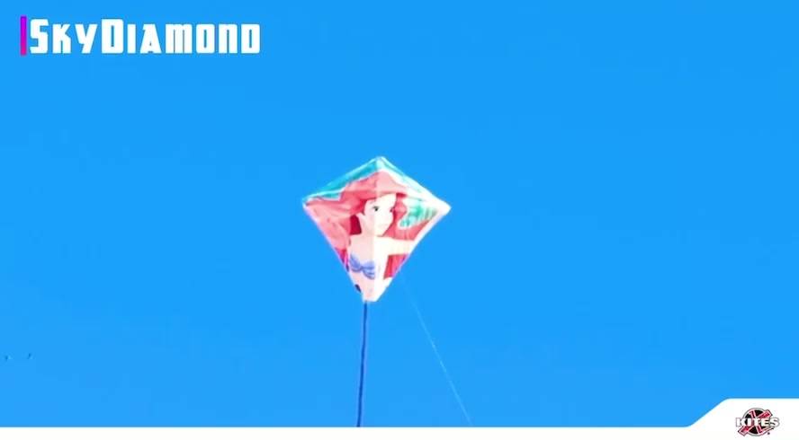 ว่าวเด็ก-จากเมกา-x-kites-sky-diamond-23-poly-diamond-kite-with-skytails-handle-amp-line-included-guardian-of-galaxy