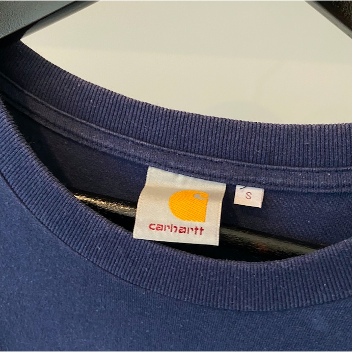 second-hand-carhartt-blue-tee-size-s