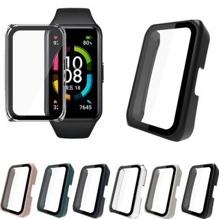 ฝาครอบแบบเต็ม สําหรับ OPPO Watch ฟรีกันชน กระจกนิรภัย ป้องกันหน้าจอ สําหรับ Huawei Watch Fit ใหม่ เคสสมาร์ทวอทช์ อุปกรณ์เสริม