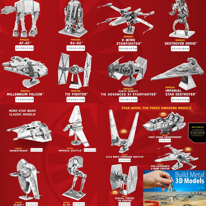 3d-metal-model-kit-โมเดล3d-metal-star-wars