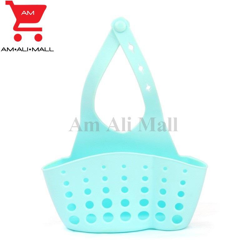 am-ali-mall-อุปกรณ์จัดเก็บฟองน้ำล้างจาน-อุปกรณ์ใส่ของอเนกประสงค์-ที่เก็บฟองน้ำแบบแขวน-สีชมพูพาสเทล-สีฟ้าพาสเทล