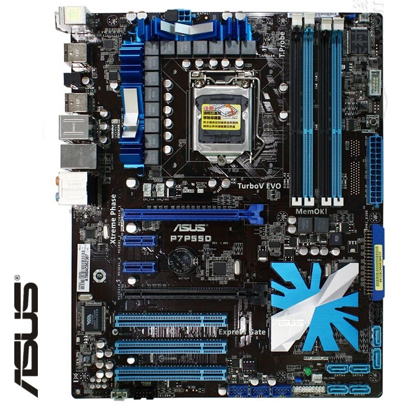 ASUS P7P55D ( USED ) | Shopee Thailand