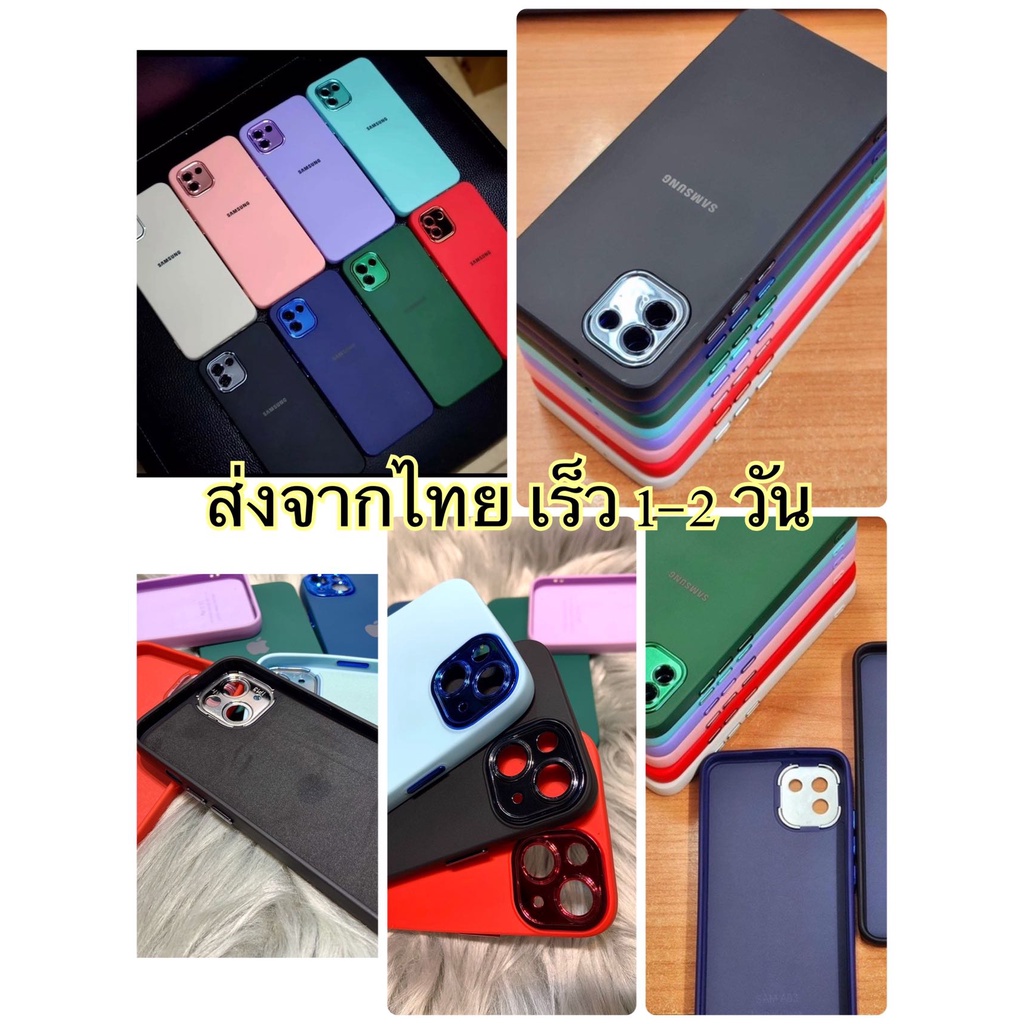 ภาพสินค้าส่งจากไทย เร็ว1-2วัน เคสโทรศัพท์ Case Samsung A12 A31 A51 A71 A03s A03 galaxy เคส ซัมซุง กันกระแทก กำมะหยี่สีพื้ จากร้าน pumava บน Shopee ภาพที่ 5
