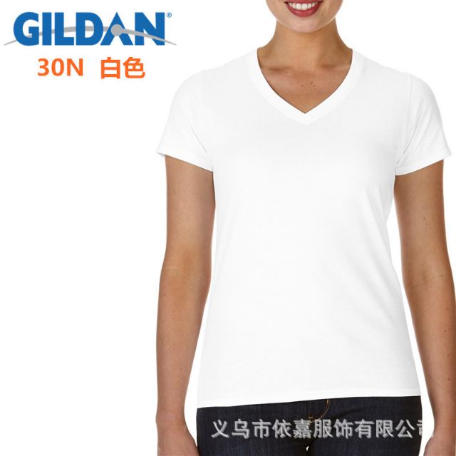 เสื้อยืด-cotton-100-ของ-gildan-lady-size