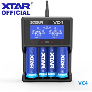 ที่ชาร์จถ่านของแท้ XTAR VC4 เช็คโค๊ดได้รับประกันคุ