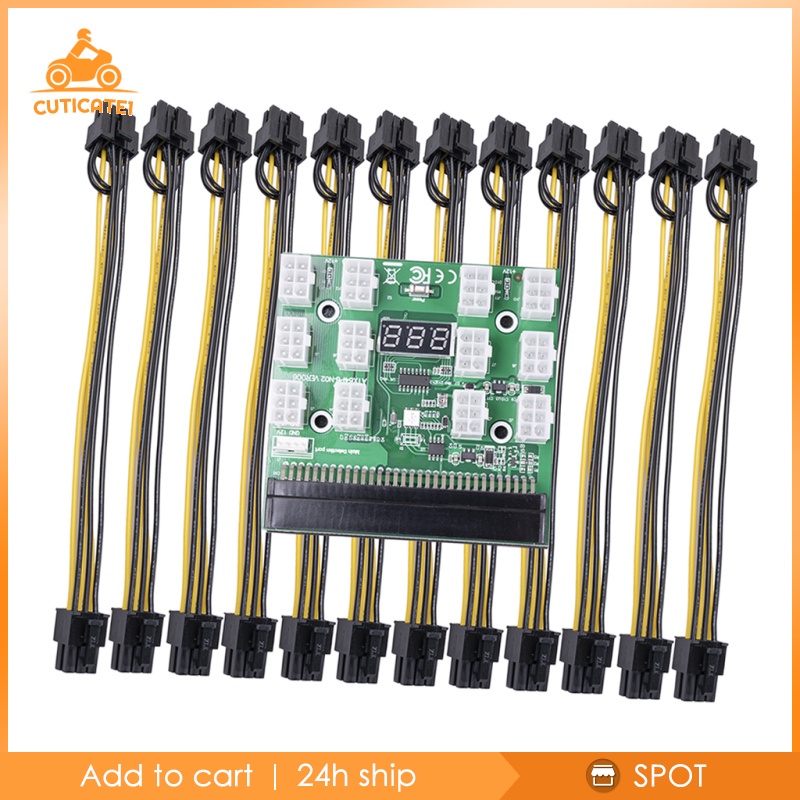 ภาพหน้าปกสินค้าแผงโมดูลพาวเวอร์สําหรับ Hp Psu Server 6Pin To 8Pin จากร้าน cuticate1.th บน Shopee