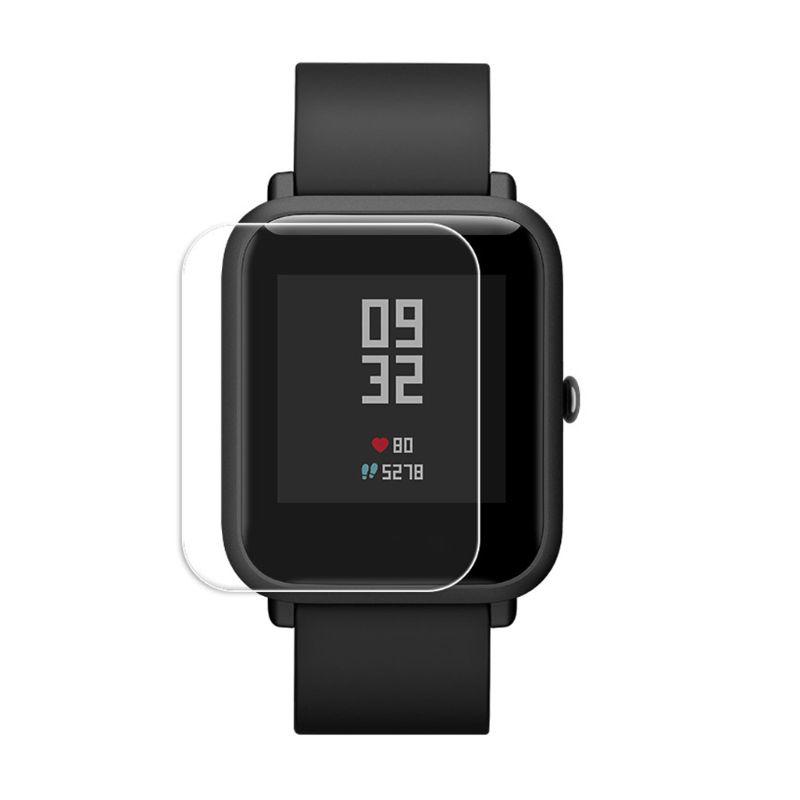 hd ฟิล์มกันรอยหน้าจอสําหรับ xiaomi huami amazfit bip pace lite youth smart watch