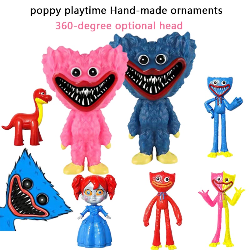 ภาพหน้าปกสินค้าPoppy playtime ตุ๊กตาสัตว์ประหลาด ไส้กรอก เกม Time Hand Office 10-15 ซม. 6 ชิ้น 8 ชิ้น จากร้าน simon123.th บน Shopee