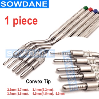 1 piece Dental Implant Osteotome Tool Dental Sinus Lift Lifting Bended ( Convex Tips)  Tool Lab Pusher