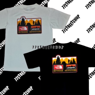 เสื้อยืด Patagonia x The North Face T-Shirt 100% Cotton