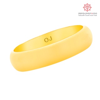 ภาพขนาดย่อของภาพหน้าปกสินค้าOJ GOLD แหวนทองแท้ นน. ครึ่งสลึง 96.5% 1.9 กรัม เกลี้ยง ขายได้ จำนำได้ มีใบรับประกัน แหวนทอง แหวนทองแท้ จากร้าน orientaljewelry บน Shopee