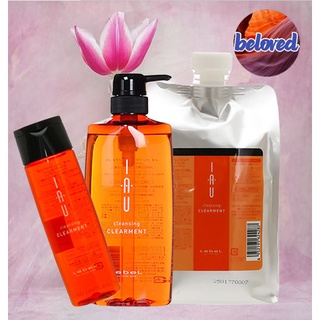 Lebel IAU Cleansing Clearment Shampoo 200/600/1000 ml แชมพู ดีท๊อกซ์ และปรับสมดุลย์หนังศีรษะ สำหรับผมเส้นเล็ก