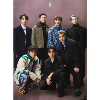 โปสเตอร์ อาบมัน รูปถ่าย บอยแบนด์ เกาหลี BTS 방탄소년단 Vogue Singapore POSTER 14.4"x21" นิ้ว Korea Boy Band