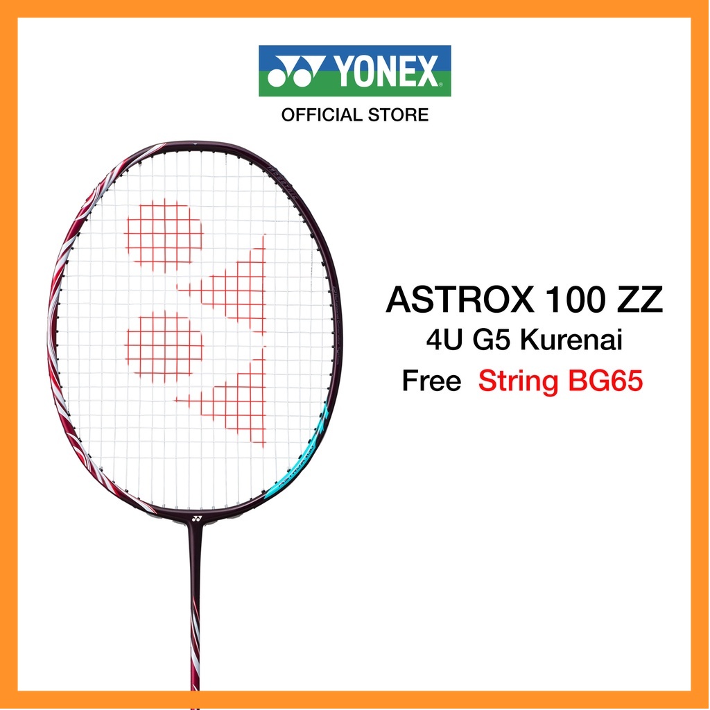 yonex-astrox-100-zz-ไม้แบดมินตัน-เหมาะสำหรับผู้เล่นสายพลังที่ชอบเล่นเกมบุก-ก้านแข็งมาก-แถมเอ็น-bg65