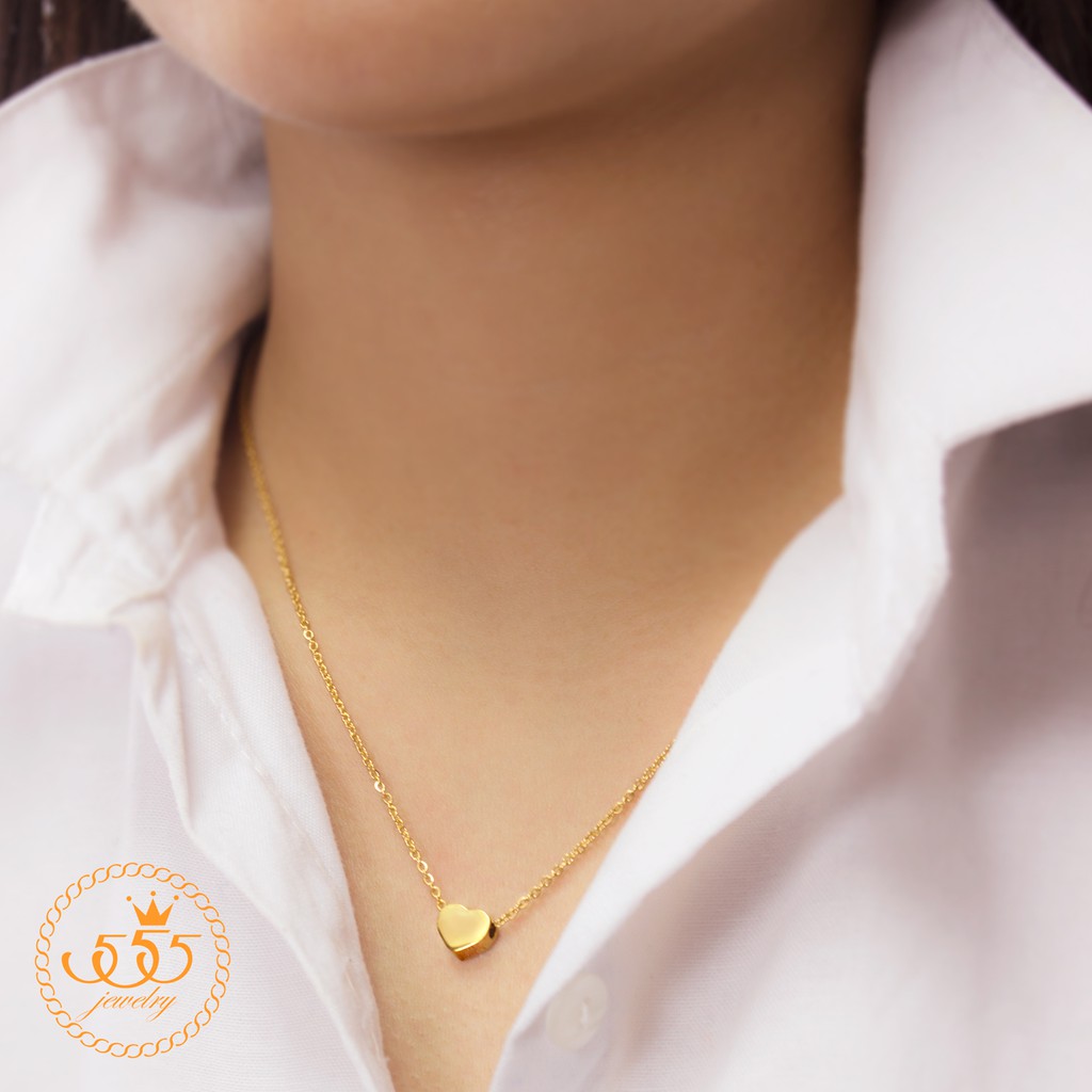 555jewelry-สร้อยคอพร้อมจี้สแตนเลส-รูปหัวใจ-ดีไซน์น่ารัก-สวยหวาน-รุ่น-mnc-n131-จี้ห้อยคอ-จี้สร้อยคอแฟชั่น-p12