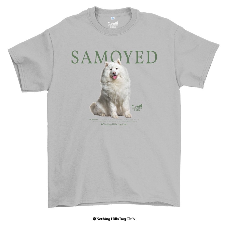 เสื้อยืดลาย-samoyed-ซามอยด์-classic-cotton-unisex-by-nothing-hills-ใหม่