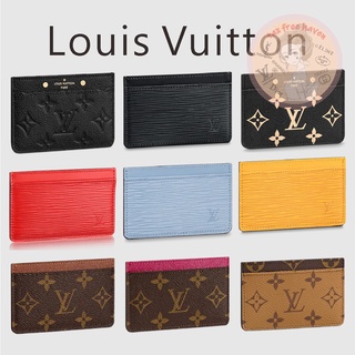 ราคาต่ำสุดของ Shopee 🔥ของแท้ 100% 🎁Louis Vuitton ซองการ์ดใหม่