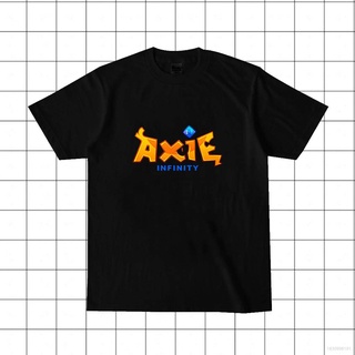 เสื้อยืดโอเวอร์ไซส์เสื้อยืดคอกลมแขนสั้นพิมพ์ลายกราฟฟิก Axie Infinity แฟชั่นสําหรับผู้หญิงS-3XL