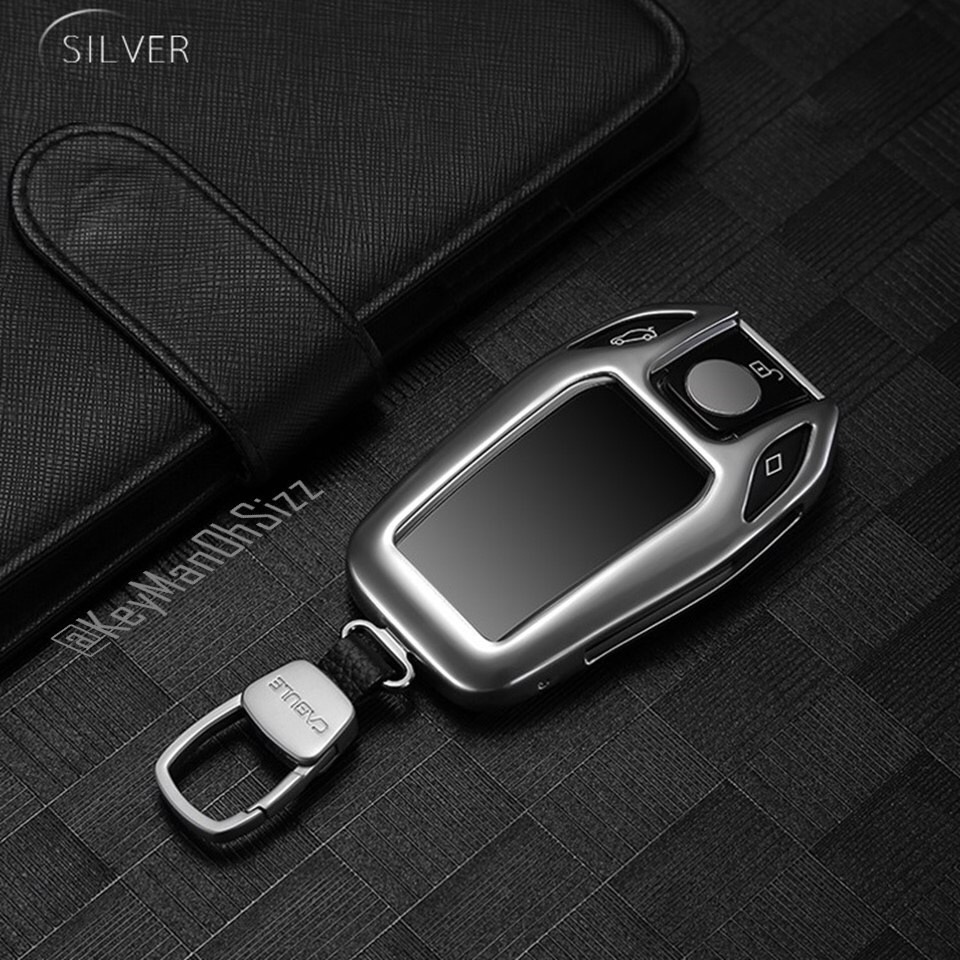 เคสโลหะรีโมทรถยนต์ BMW LCD Screen แบบ 2 ชั้น ด้วยวัสดุคุณภาพ Aluminum