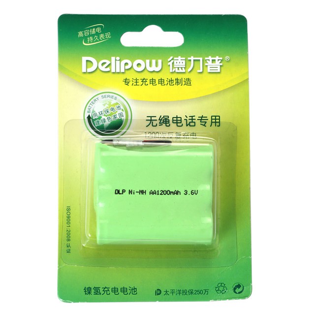 แบตเตอรี่-โทรศัพท์ไร้สาย-delipow-สำหรับทดแทนแบตพานาโซนิค-hhr-p501-type-1-ออกใบกำกับภาษีได้-batterymania