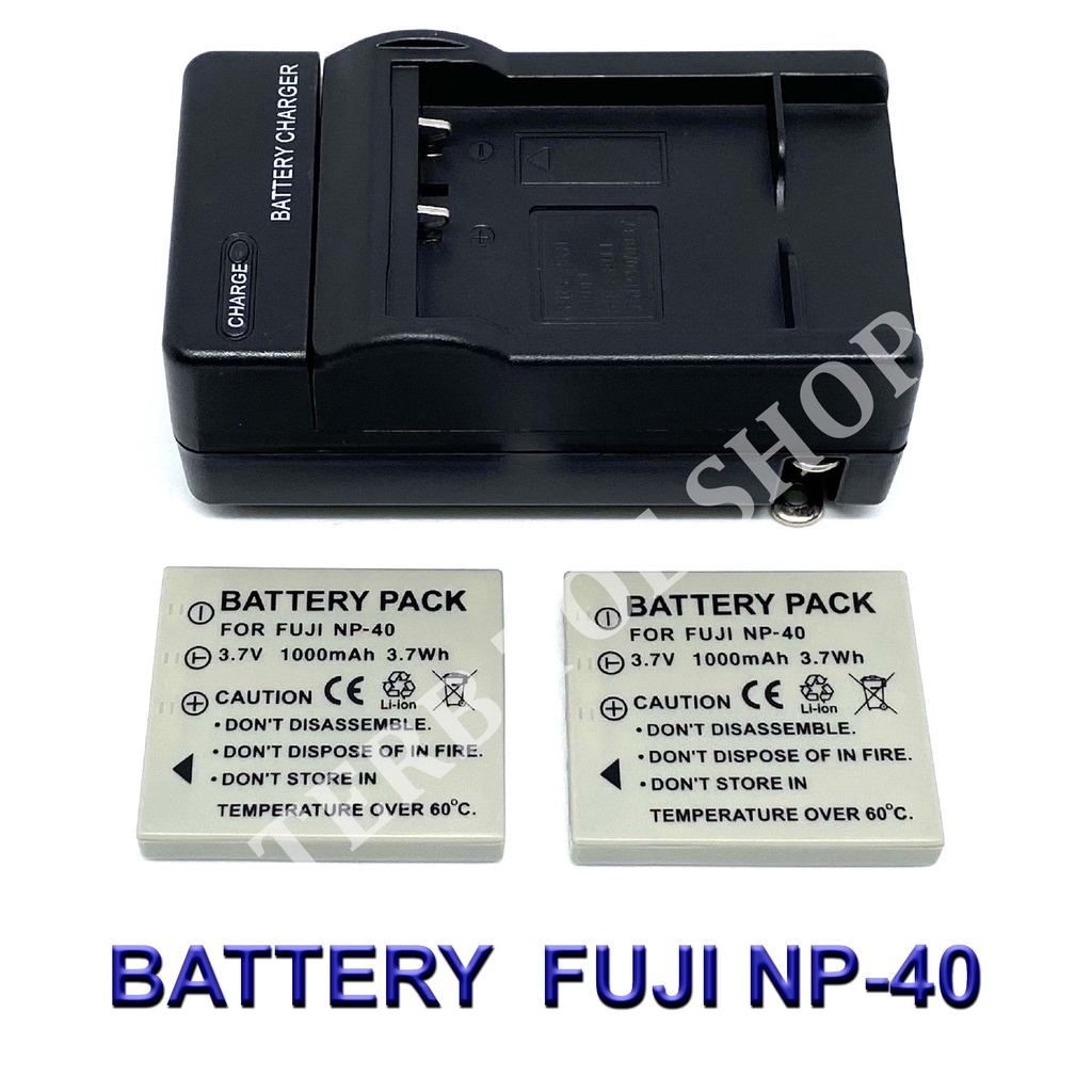 Batteria NP-40 Compatibile Per Fotocamere Fujifilm FinePix, Kodak, Pentax - 1400 MAh, Doppia Confezione, Lunga Durata