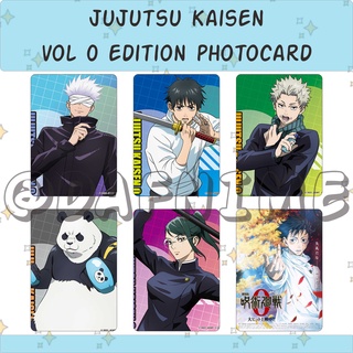 การ์ดรูปภาพอนิเมะ Jujutsu KAISEN VOL 0