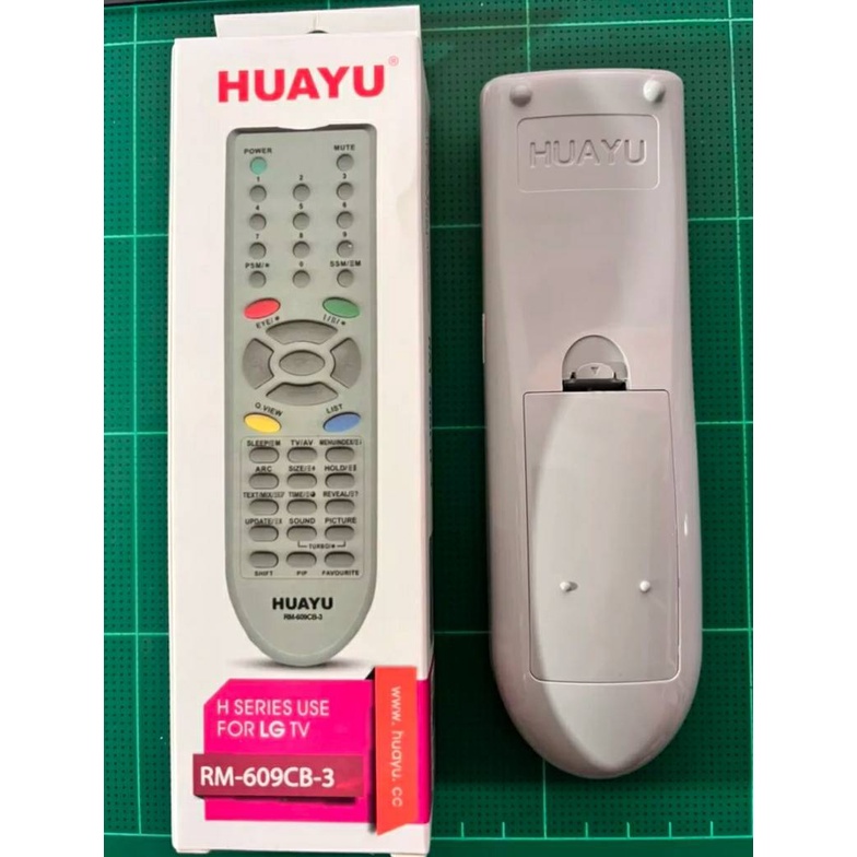 รีโมท-huayu-remote-control-ทีวีจอแก้ว-จอนูน-จอแบน-rm-609cb-3