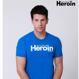 Heroin เสื้อยืดสีน้ำเงิน รุ่น Original  (แจกโค้ด NEWHEOF ลด 80฿)