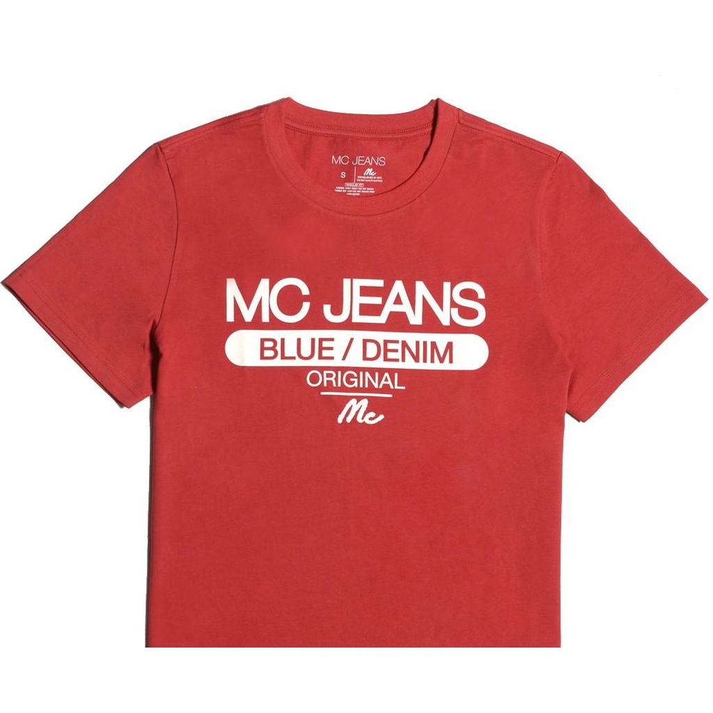 mc-jeans-เสื้อยืดผู้ชาย-แขนสั้น-mtsz181-สีแดง