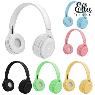 Ella Y08 ชุดหูฟังไมโครโฟนบลูทูธ Hifi Over Ear