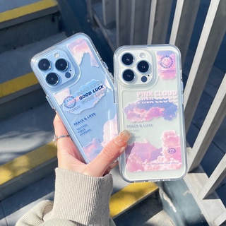 เคสโทรศัพท์มือถือแบบนิ่ม ใส หนา กันกระแทก ลายอวกาศน่ารัก สําหรับ IPhone 13 12 11 Pro Max 8 7 Plus XS Max X XR 6 6S SE 2020