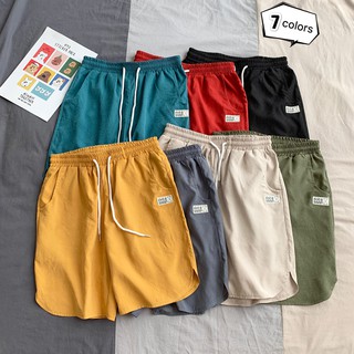 กางเกงขาสั้น กางเกงขาสั้นลําลองผู้หญิง สไตล์เกาหลี กางเกงขาสั้นเซ็กซี่ hot pants สไตล์สปอร์ต กางเกงขาสั้นแถบ เซ็กซี่