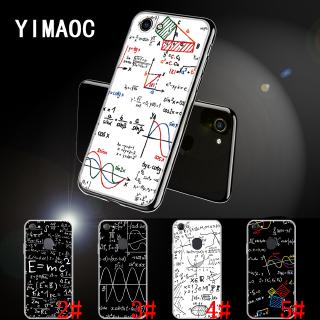 เคสโทรศัพท์มือถือแบบนิ่ม TPU ใส ลายคณิตศาสตร์ mc2 with E=mc Albert สําหรับ Vivo Y95 Y91 V5 Plus V7 Y75 Y79 V9 Y85 Y89 V11 V15 Pro Y11 210C