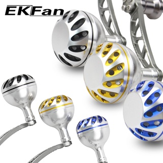 Ekfan Daiwa &amp; Shimano รอกหมุนอลูมิเนียม สีเงิน 83 มม. สําหรับตกปลา DIY