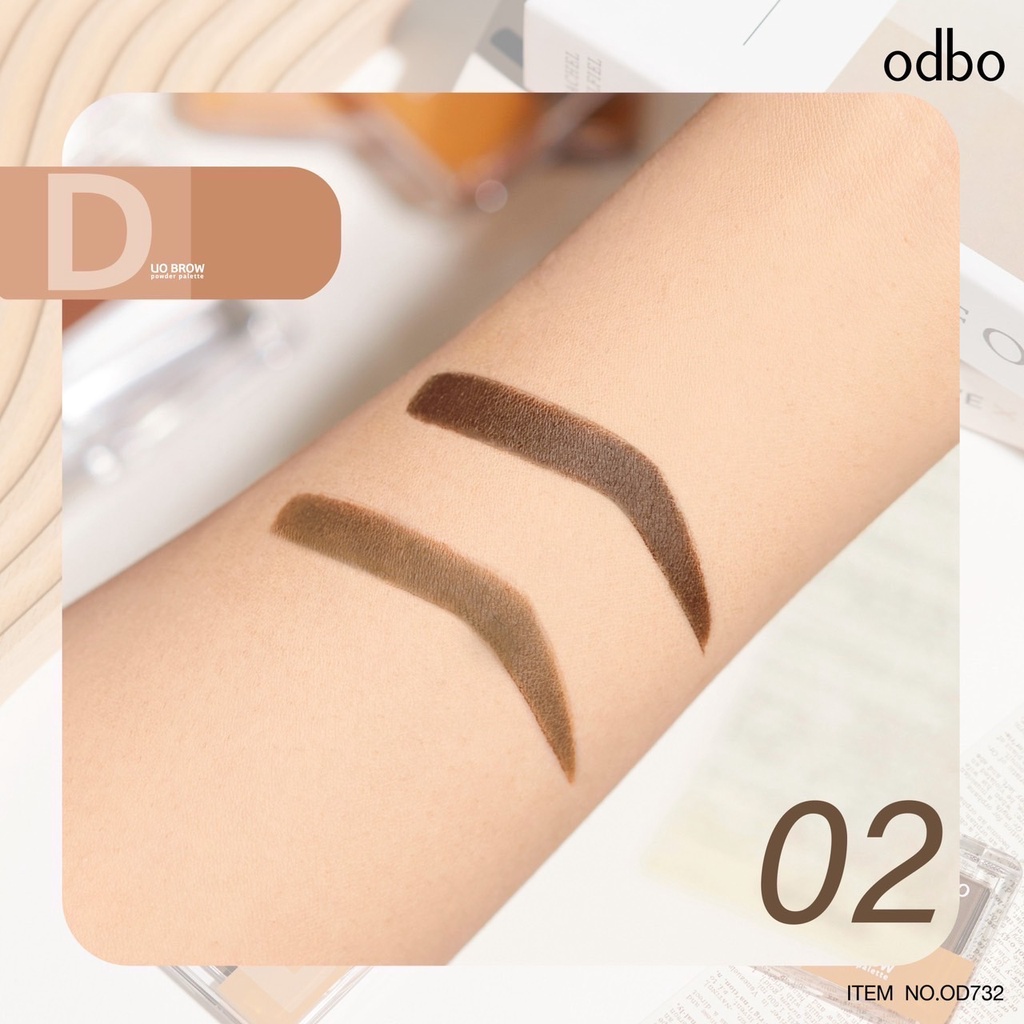 od732-odbo-duo-brow-powder-palette-โอดีบีโอ-ดูโอ้-บราว-พาเลท-คิ้วฝุ่น-2-สี