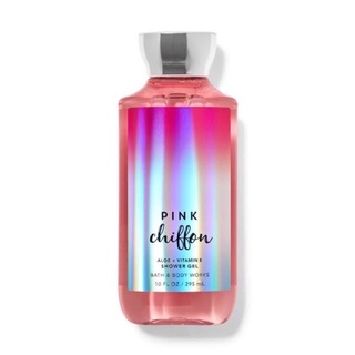 Bath &amp; Body Works Pink Chiffon Shower Gel 295ml. ของแท้