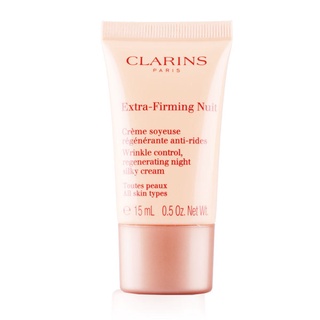 Clarins Extra-Firming Nuit Wrinkle Control, Regenerating Night Silky Cream 15ml.