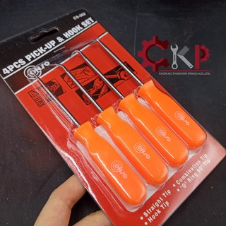 CONSO เครื่องมือเกี่ยวดึง 4 ตัว/ชุด # CS-302 // pick up &amp; hook set