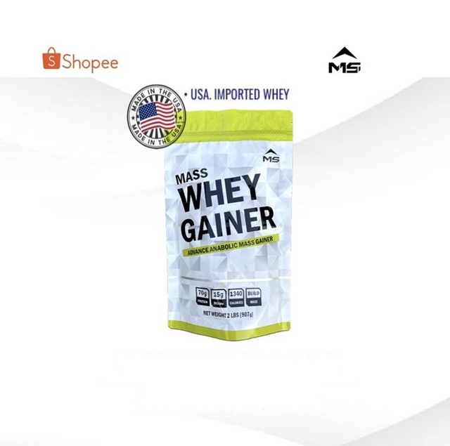 ภาพหน้าปกสินค้าMASS WHEY PROTEIN GAINER แมส เกนเนอร์ เวย์โปรตีน นม เพิ่มน้ำหนักและกล้ามเนื้อ สำหรับคนผอม ไม่ใช่soyโปรตีนถั่วเหลือง จากร้าน musclewhey บน Shopee